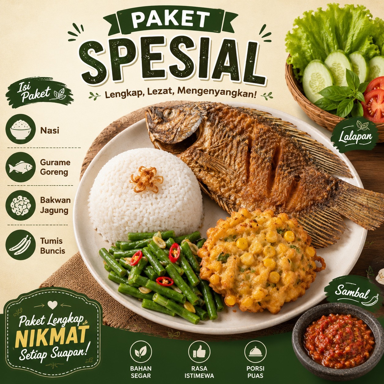 Paket Dine In Gurame